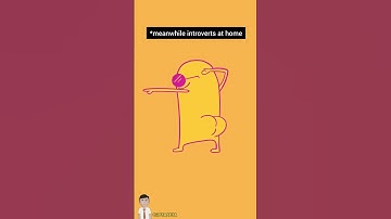 Introverts in public vs home 😷 #2danimation #shorts