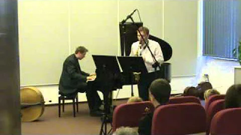 Saxophone and piano  "Crazy Scherzo" by Micha Grab...