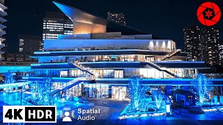Tokyo Bay Waterfront Christmas Lights // 4K HDR Spatial Audio