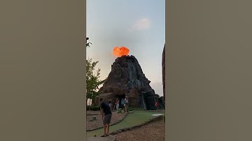 Thumbnail of Volcano in dinosaur land!