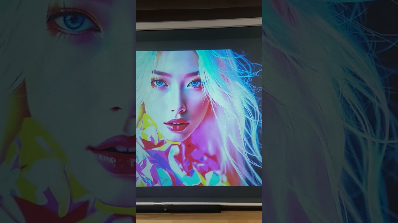 Happy customer with our multiple projector screen setup install