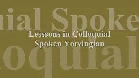 ℂ𝕠𝕝𝕝𝕠𝕢𝕦𝕚𝕒𝕝 𝕊𝕡𝕠𝕜𝕖𝕟 𝕐𝕠𝕥𝕧𝕚𝕟𝕘𝕚𝕒𝕟 - 𝕃𝕖𝕤𝕤𝕠𝕟 # 𝟟.