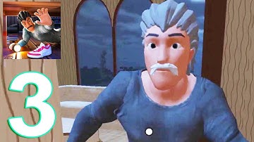 Hello Crazy Neighbor Game Secret Family Escape 3D Gameplay Walkthrough Part 3 (IOS/Android)