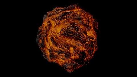 Simple Procedural Lava Texture Blender 2.9