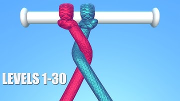 Tangle Master 3D - Gameplay walkthrough Levels 1-30 ( Android,IOS)