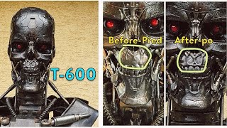 Terminator T-600 Bust Sideshow Rebuilding Details