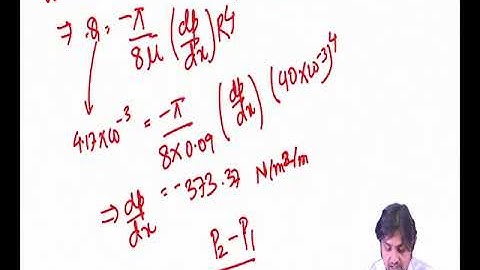 Lecture 13: Laminar and turbulent flow (Contd.)