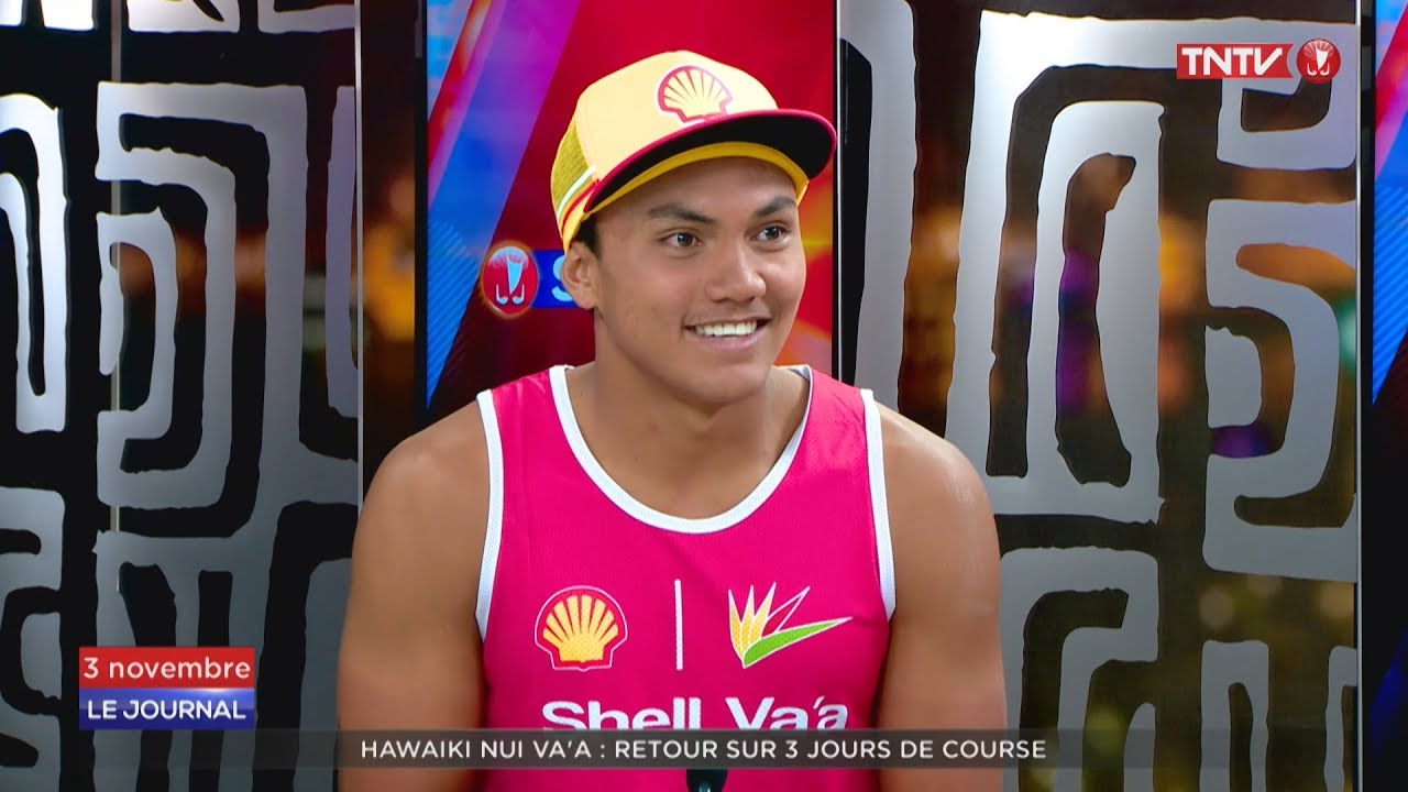 Hawaiki Nui : Narai Atger, plus jeune rameur de Shell Va'a