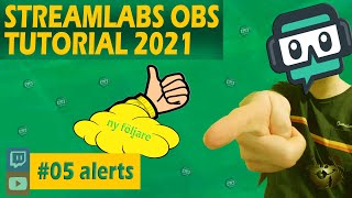 STREAMLABS OBS Tutorial Svenska  - #05 Alerts (hur man infogar alerts 2021)