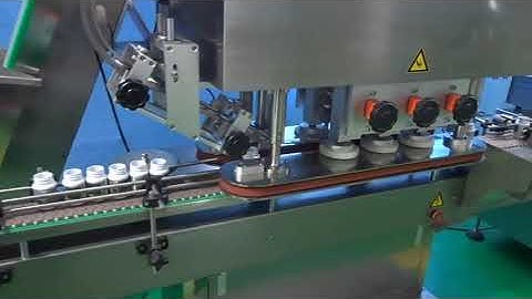 Automatic tablet capsule counting bottling production line