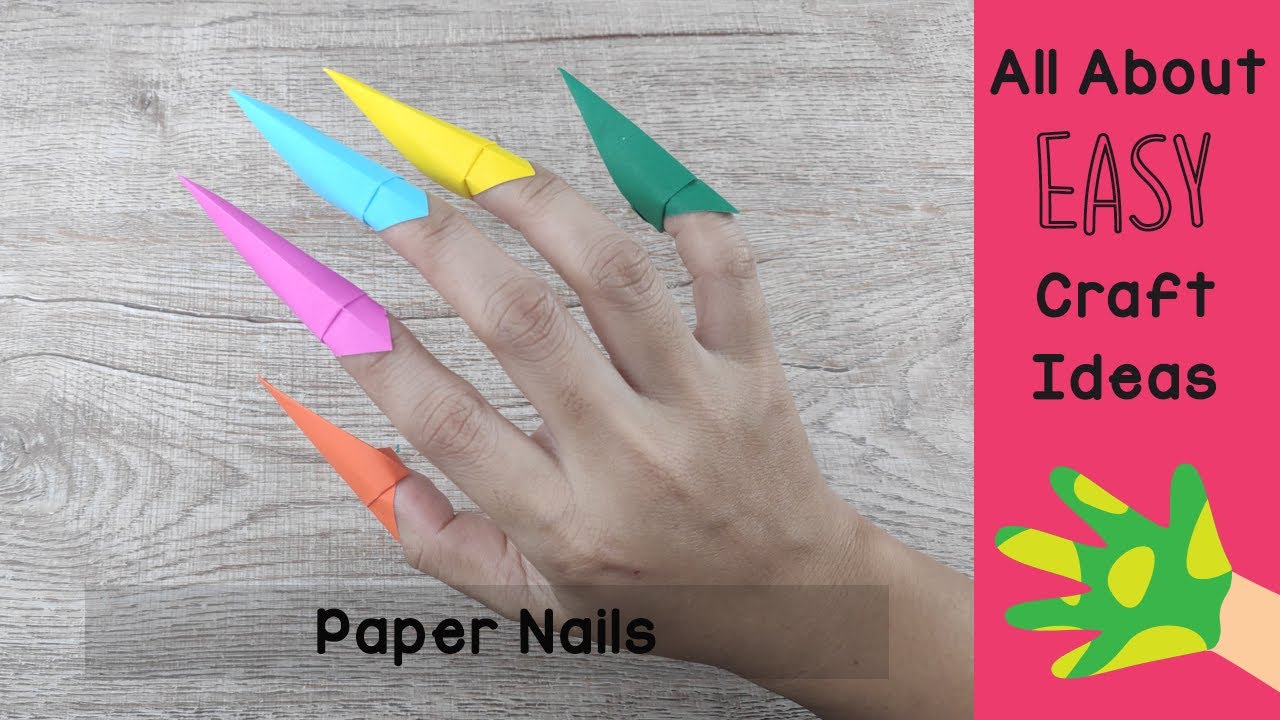1. DIY Paper Nail Art Tutorial - wide 8