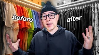 Why I wear ALL BLACK 🖤 Minimalist wardrobe WIP