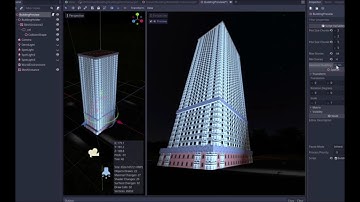 Procedural Building Generation in Godot and In-Game Look