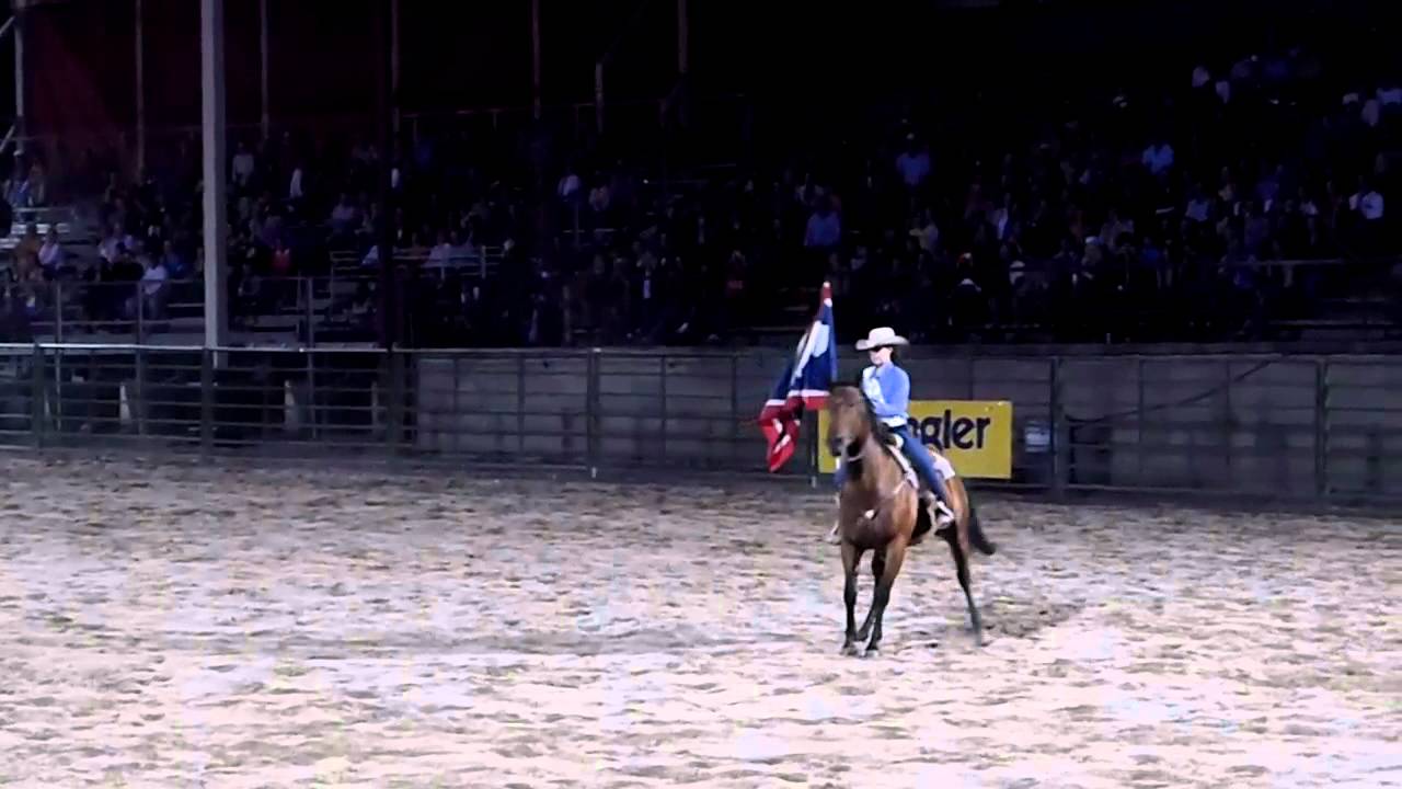 American & Wyoming Flags at the Rodeo, Jackson Hole, Wyoming YouTube