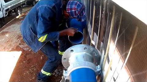 Installing of 150mm water meter