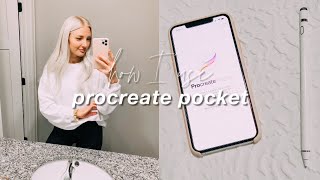 how I use Procreate Pocket! (easy digital illustrations on iPhone) screenshot 4