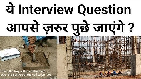 30 Interview question for civil site engineer | Fresher to 3 yr exp. Interview Q&A