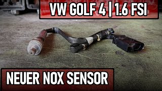 VW Golf 4 1.6 FSI | Fehler : Abgas Werkstatt - Der NOx Sensor wird getauscht #diy #tutorial #cars