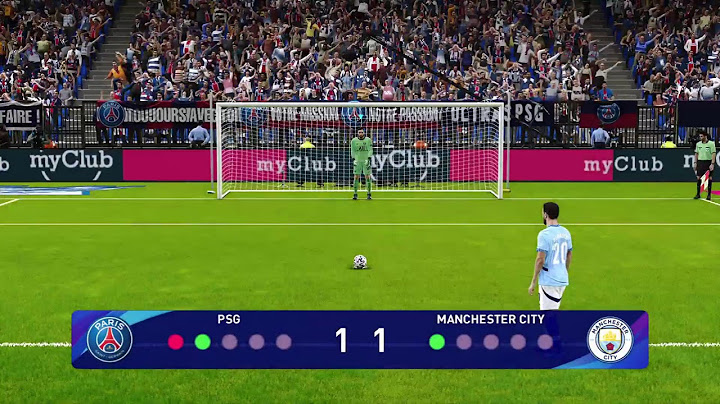 PSG (3) 0x1 (4) Manchester City - Semifinal (Volta) / UEFA Champions League eFootball™ 2025