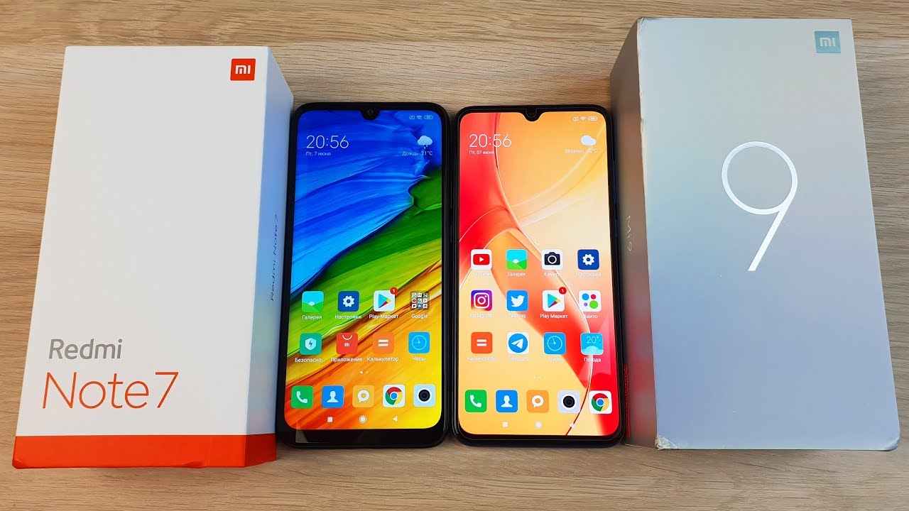 Сравнение Xiaomi Redmi 9