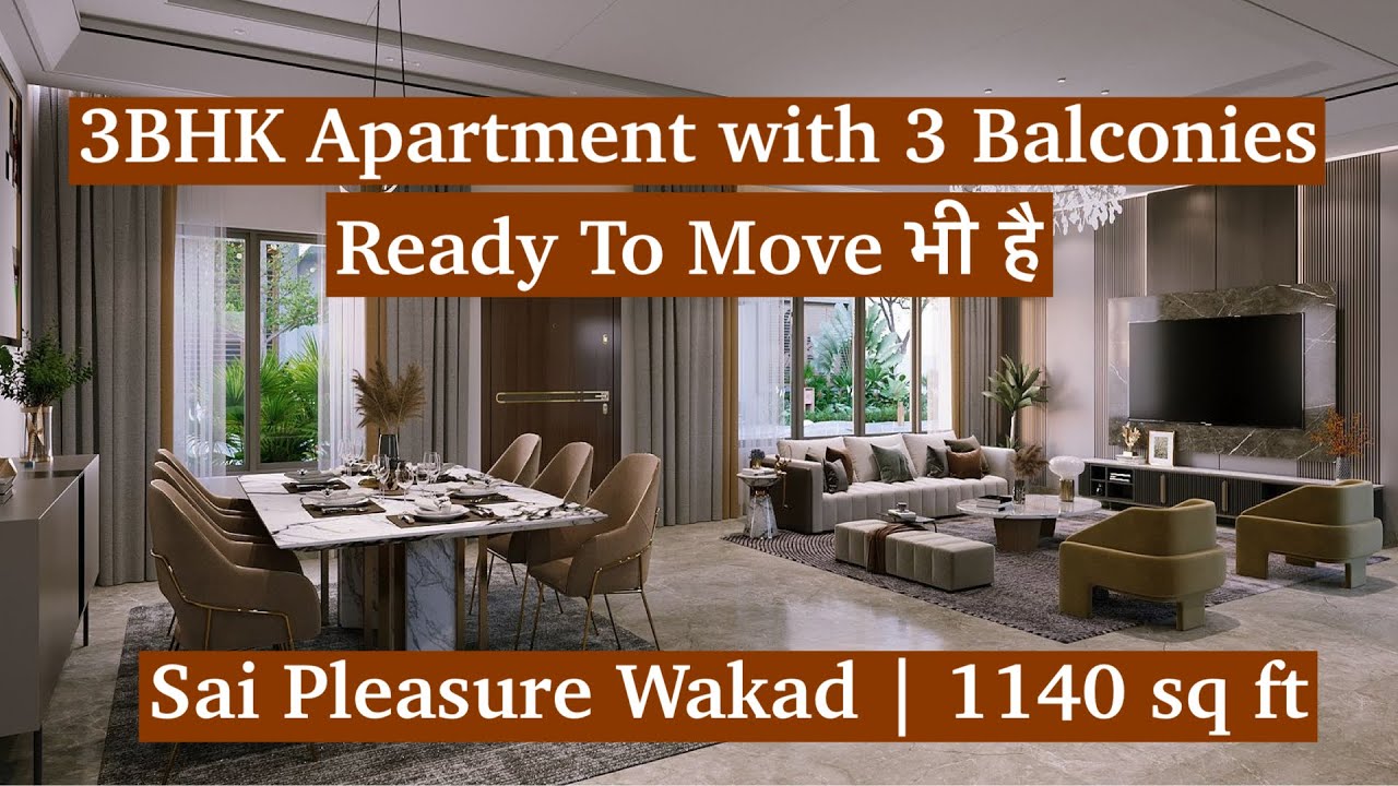 Big 3BHK Ready Home in Wakad | You’ll Love This Layout 😍 | Sai Pleasure Wakad, Pune