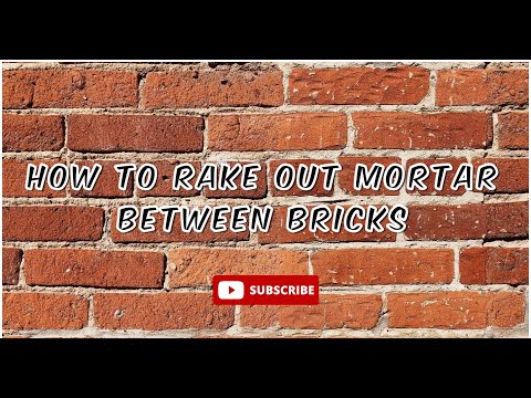 How to rake out / Remove mortar between bricks. Tools, PROS & CONS