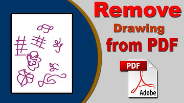 How to remove drawing from pdf with Adobe Acrobat Pro 2020