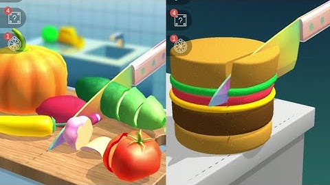 ASMR Slicing Gameplay (Android,iOS)| all Levels# 14-16