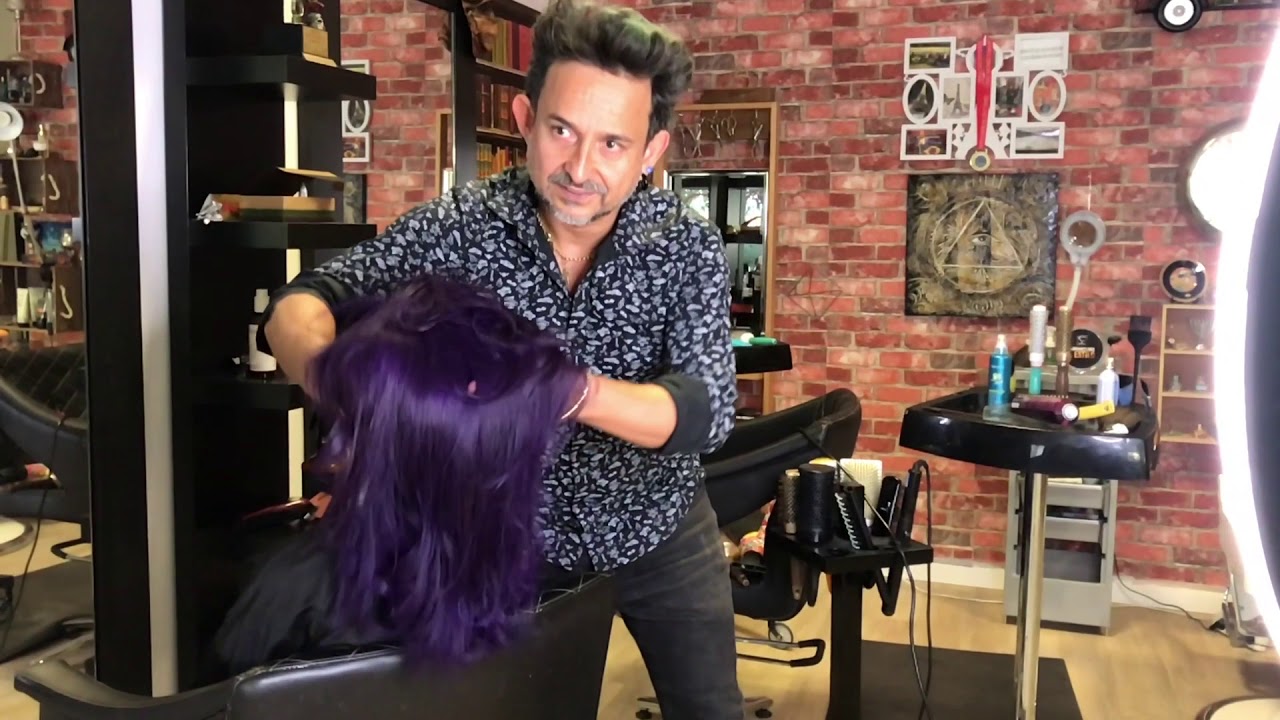 DO CASTANHO ESCURO AO ROXO! | Robertinho Visagista