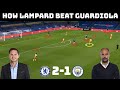 Tactical Analysis: Chelsea 2-1 Manchester City | Lampard Tactics vs Guardiola Tactics |