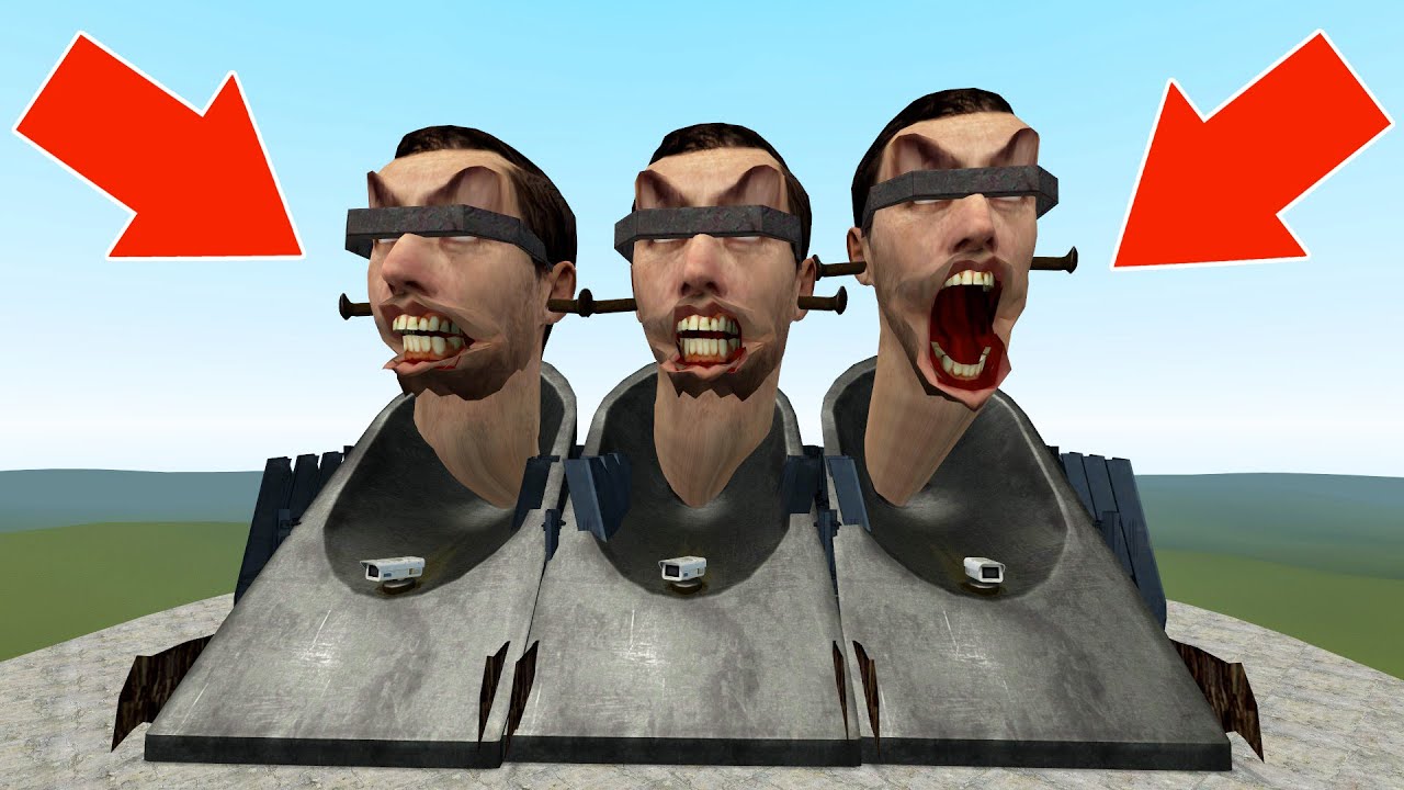 Спартанец пинает все новые мемы про туалеты Skibidi в гигантской яме 