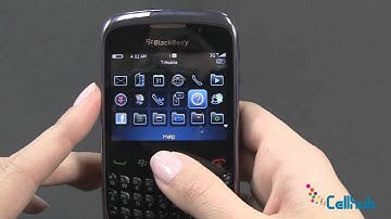 BlackBerry Curve 9300  Menu and Navigation