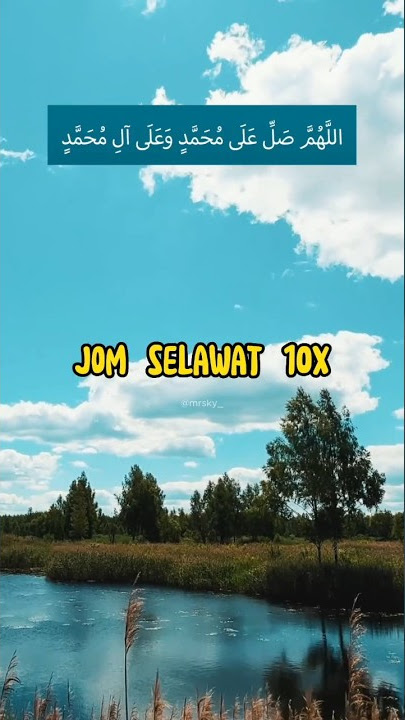 Jom Selawat 10x | Yuk Sholawat 10x #shorts
