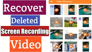 How To Recover Deleted Screen Recording Video in Android Phone screenshot 1