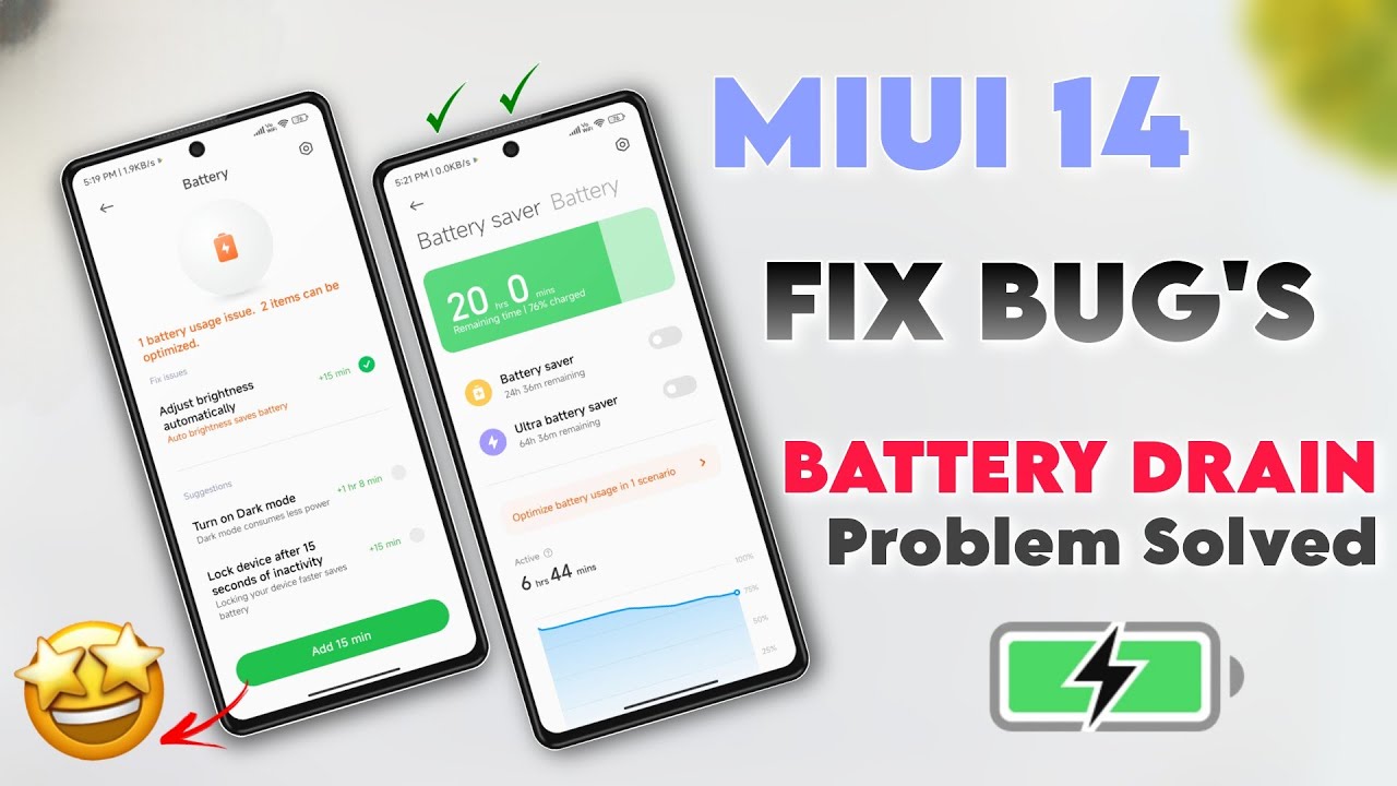 Unveiling the Top MIUI 14 Bugs: Are They Ruining Your Xiaomi Experience? - Battery drain issues in MIUI 14 and optimization tips