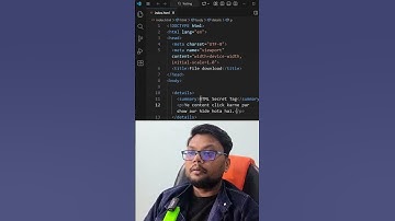 HTML details Tag in 30 Seconds 🔽 #short #ytshorts #coding
