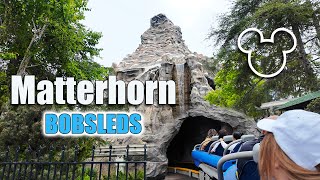 Matterhorn Bobsleds Ride at Disneyland Park Summer 2024 POV