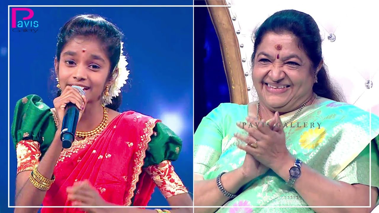 Indha Maan Song by #Sarasruthi & #Raja 😍 | Radio hits | Super Singer Junior 10 @pavisgallery84