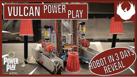 Vulcan Robotics Power Play Robot in 3 Days Reveal
