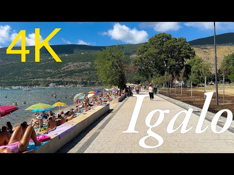 Igalo Herceg Novi Montenegro 🇲🇪 Walking Tour 4K