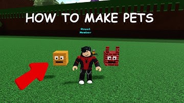 How to make PETS in Build a Boat for Treasure (Roblox)
