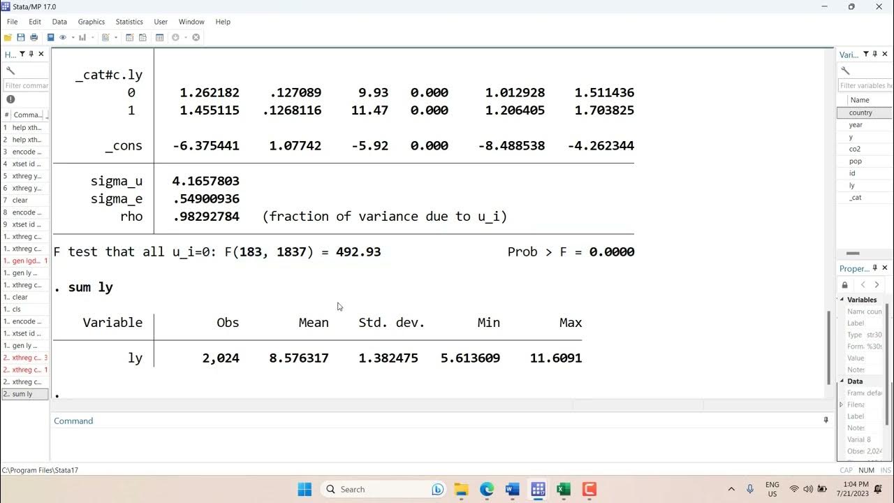 Estimate Panel Fixed Effect Threshold Regression with Multiple Breaks on Multiple Variables in