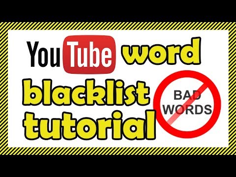 How To Block Bad Words in YouTube Comments | Works for Videos and Live Streams! - Profanity Filter