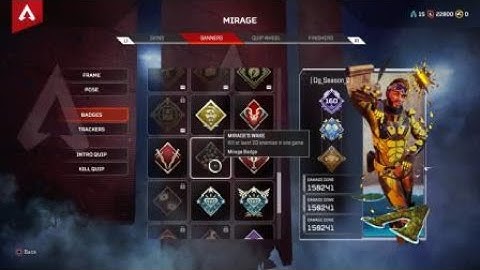 Why is my 20 Bomb kill badge not poppin up on Mirage? (Apex Legends)