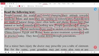 Class six English first paper unit 10 Remedies modern and traditional people around the world are