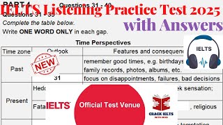 IELTS Listening Actual Test 2025 with Answers | June Exam