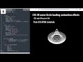 CSS 3D wave Circle loading animation effects || Pure CSS-HTML tutorials || Css style (Preserve-3d)