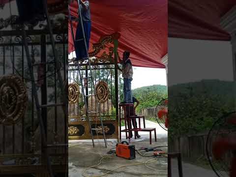 Video Mẫu cổng inox mạ vàng đẹp nhất năm 0921497999(4) - youtube