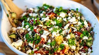 Quick and Delicious! The Perfect Mediterranean Quinoa Salad 🥗 | Ready in 30 Minutes How To Make Perfect Quinoa 3 Salads Easy Mediterranean Diet Recipes