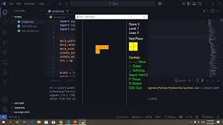 CS50’s Introduction to Programming with Python- Mobin Mousavi Final Project- Tetris game